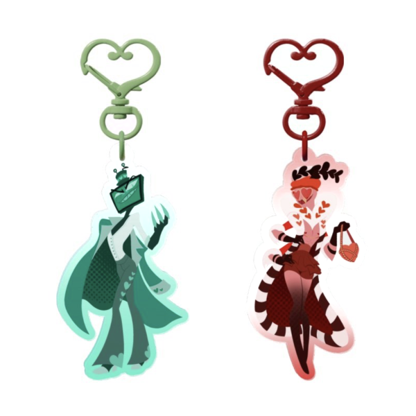 Staticmoth Valentines 2026 Keychain Set