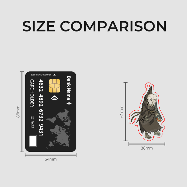 Sanko Dai Dark Clear Acrylic Keychain