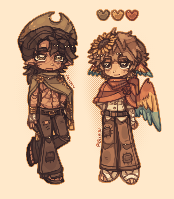 Desert duo grian and scar 3rd life bundle keychains