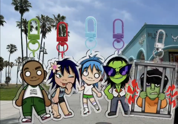 Ace Gorillaz (The Now Now) Acrylic Keychain by Chem XZ - ACGGOODS