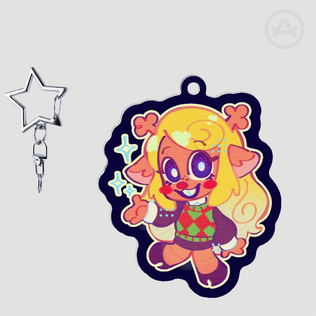 Noelle | Lenticular Acrylic Pendant