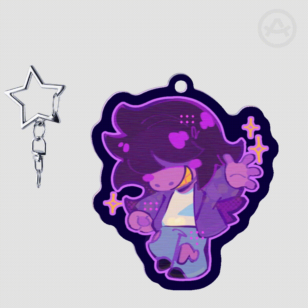 Susie | Lenticular Acrylic Pendant