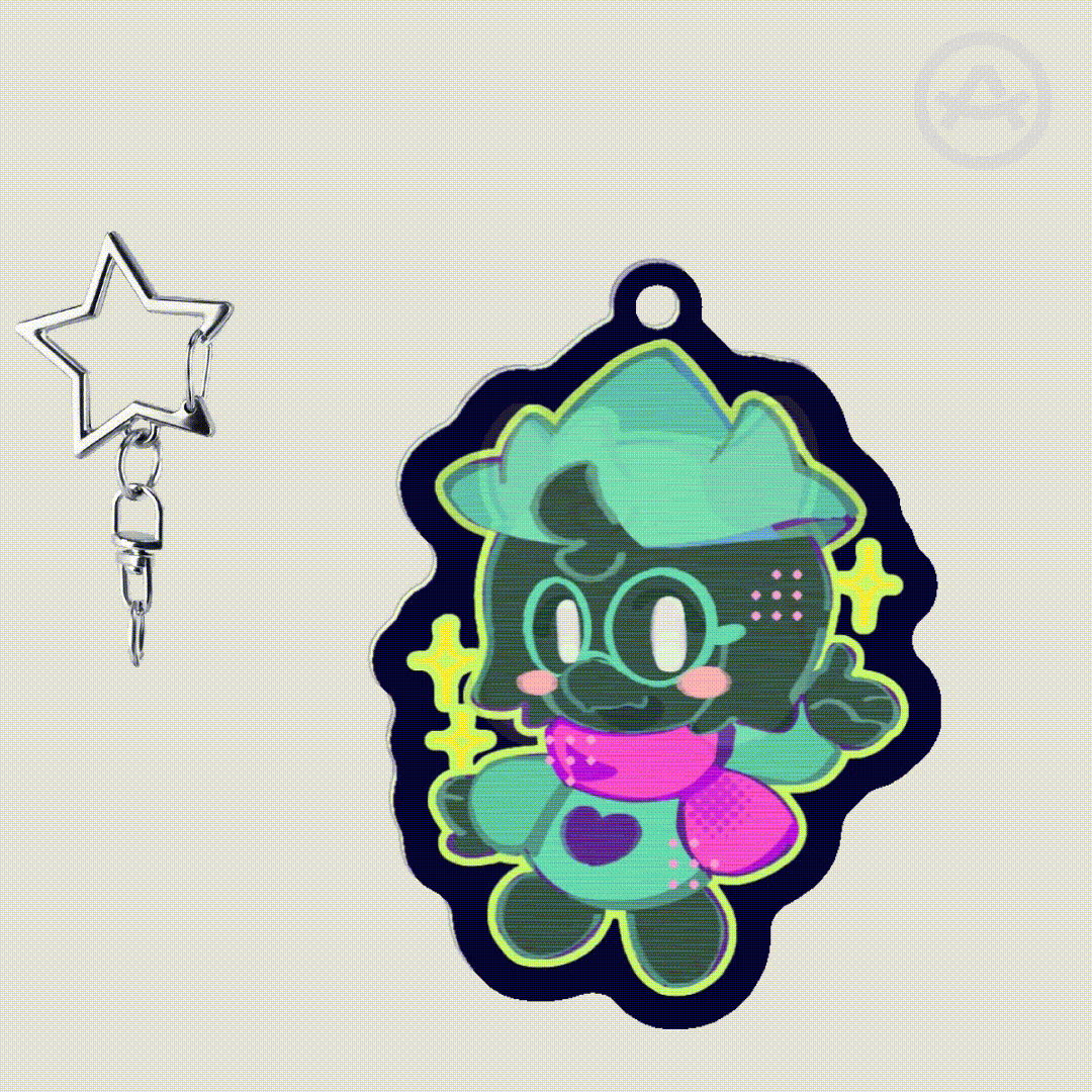 Ralsei | Lenticular Acrylic Pendant