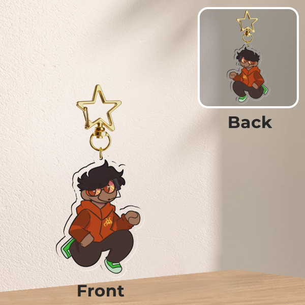 Warframe Amir Keychain