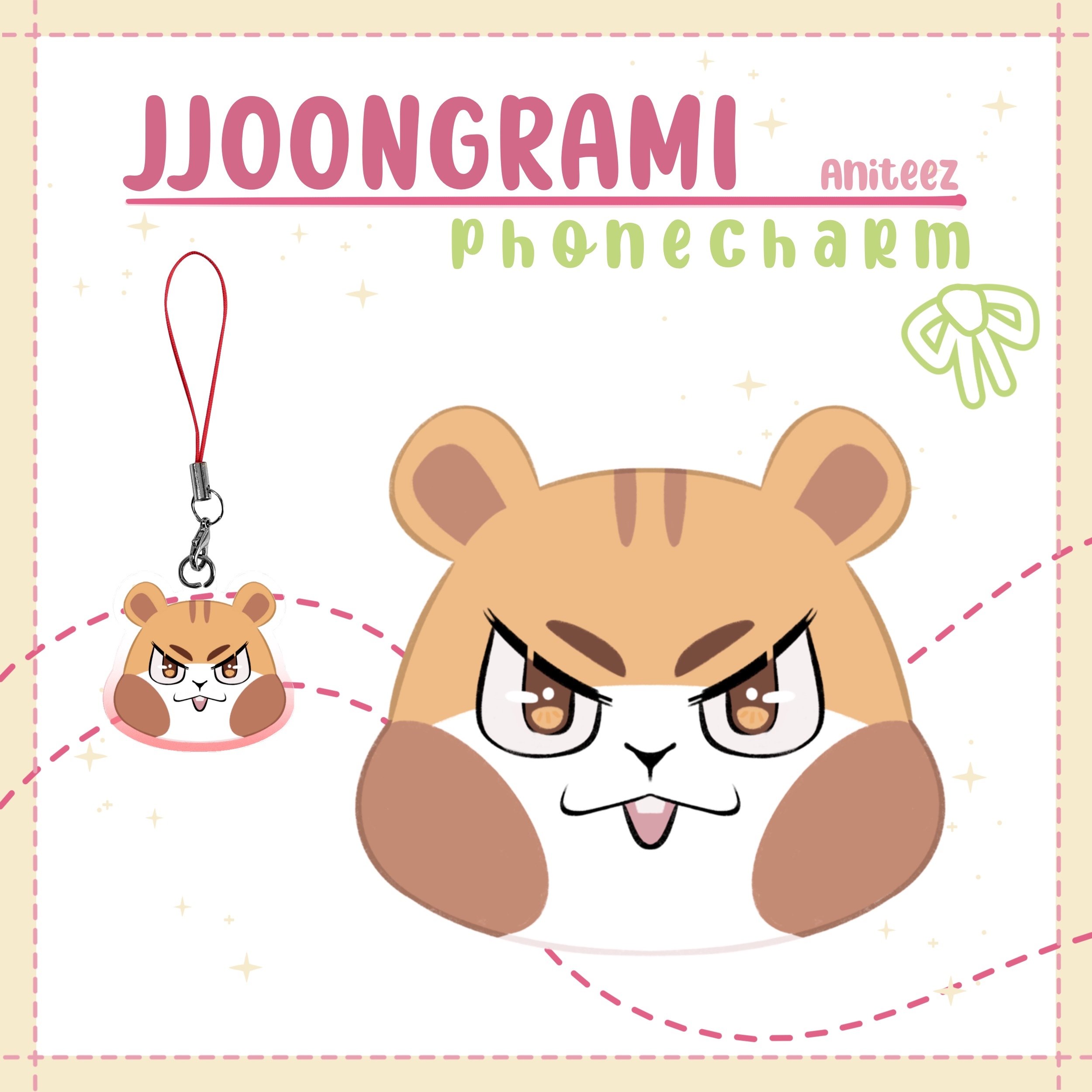 Aniteez phone charm: Jjoongrami