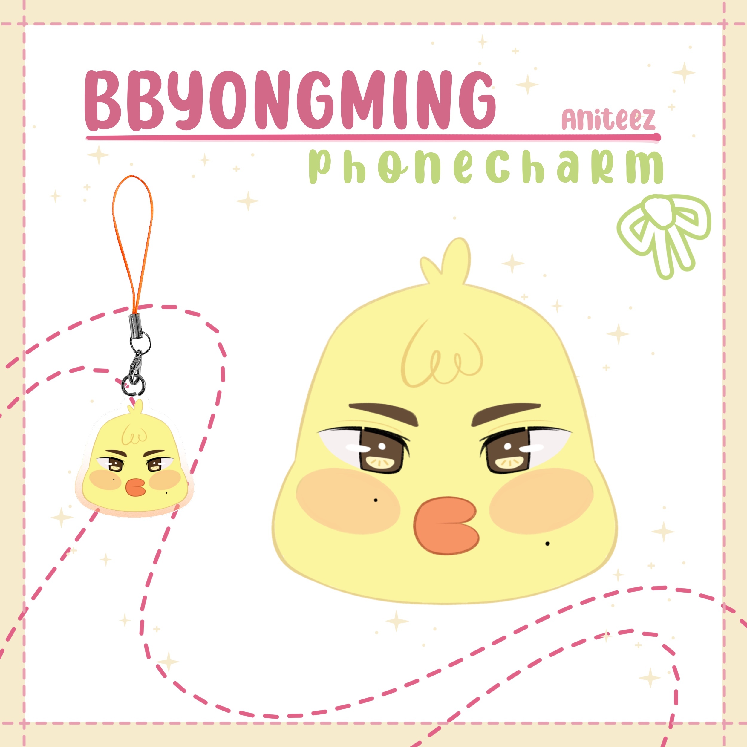Aniteez phone charm: Bbyongming