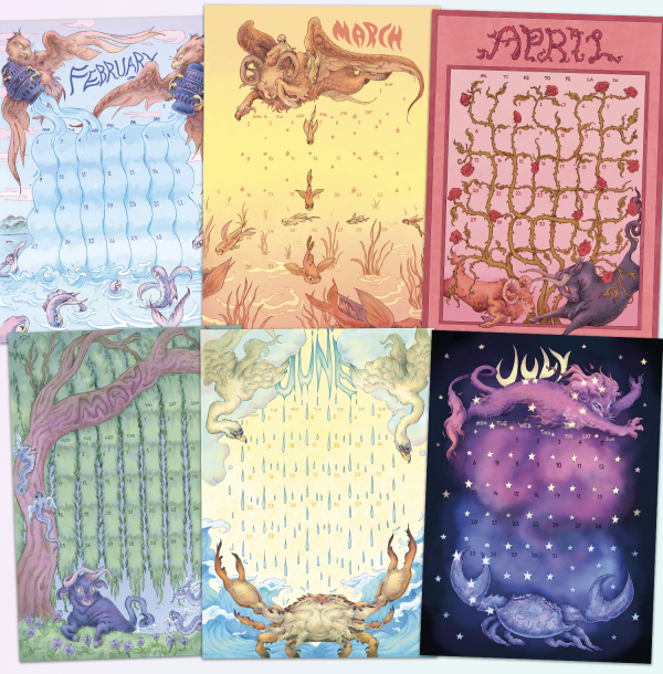 2026 Calendar Bundle A3 / 11.7 x 16.5 prints - First part