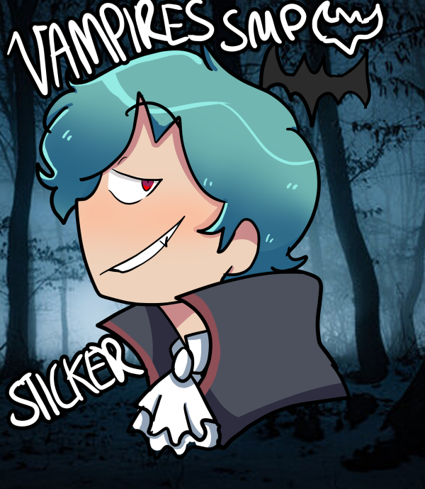 Vampires smp Scott Sticker