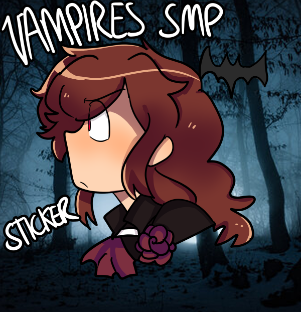 Vampires smp Apokuna Sticker