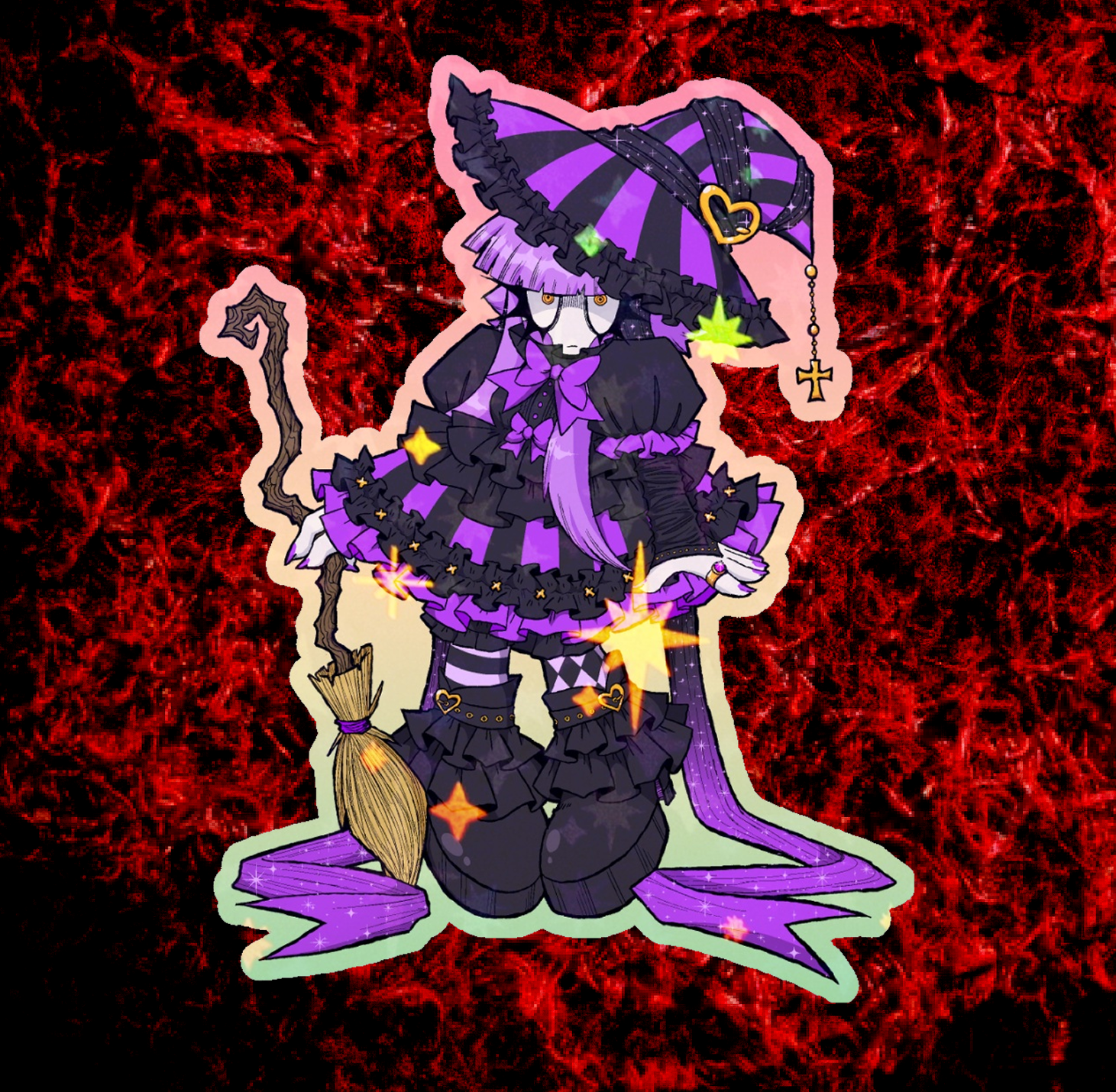Halloween Lucelia 2025 Sticker