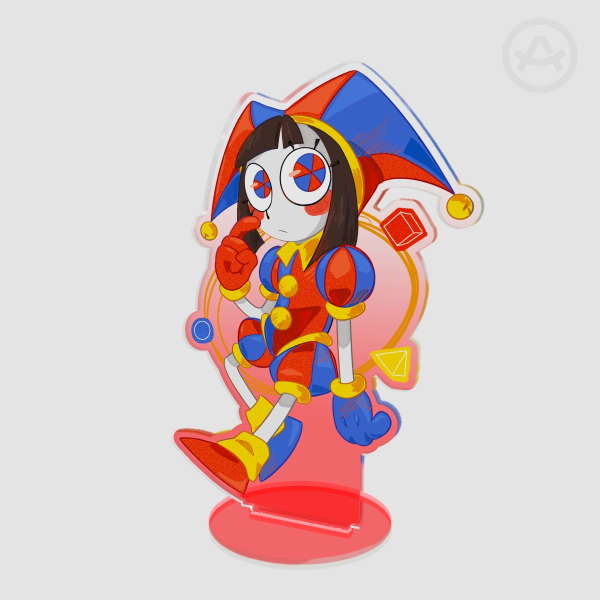 Pomni TADC🎪 Colored Edge Acrylic Standee