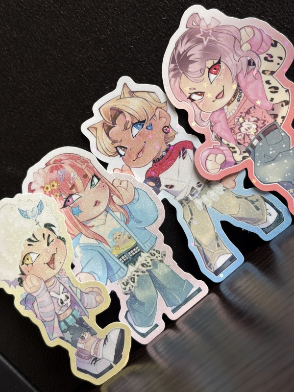 XLOV Gyaru Chibis - FULL Sticker Set