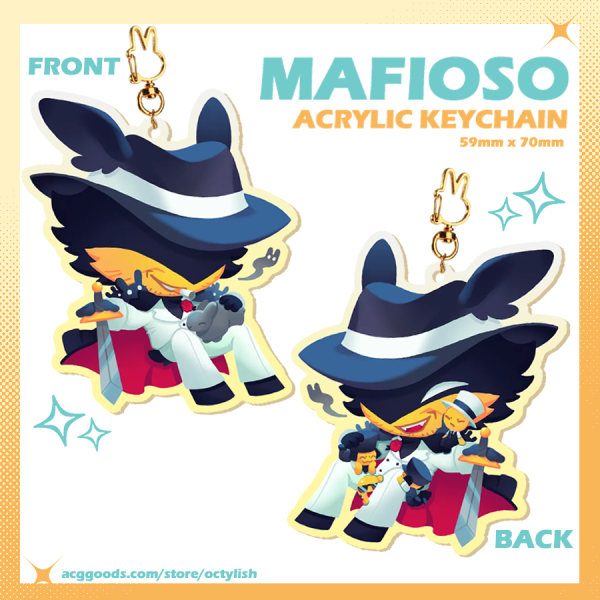Mafioso keychain charm (Forsaken)