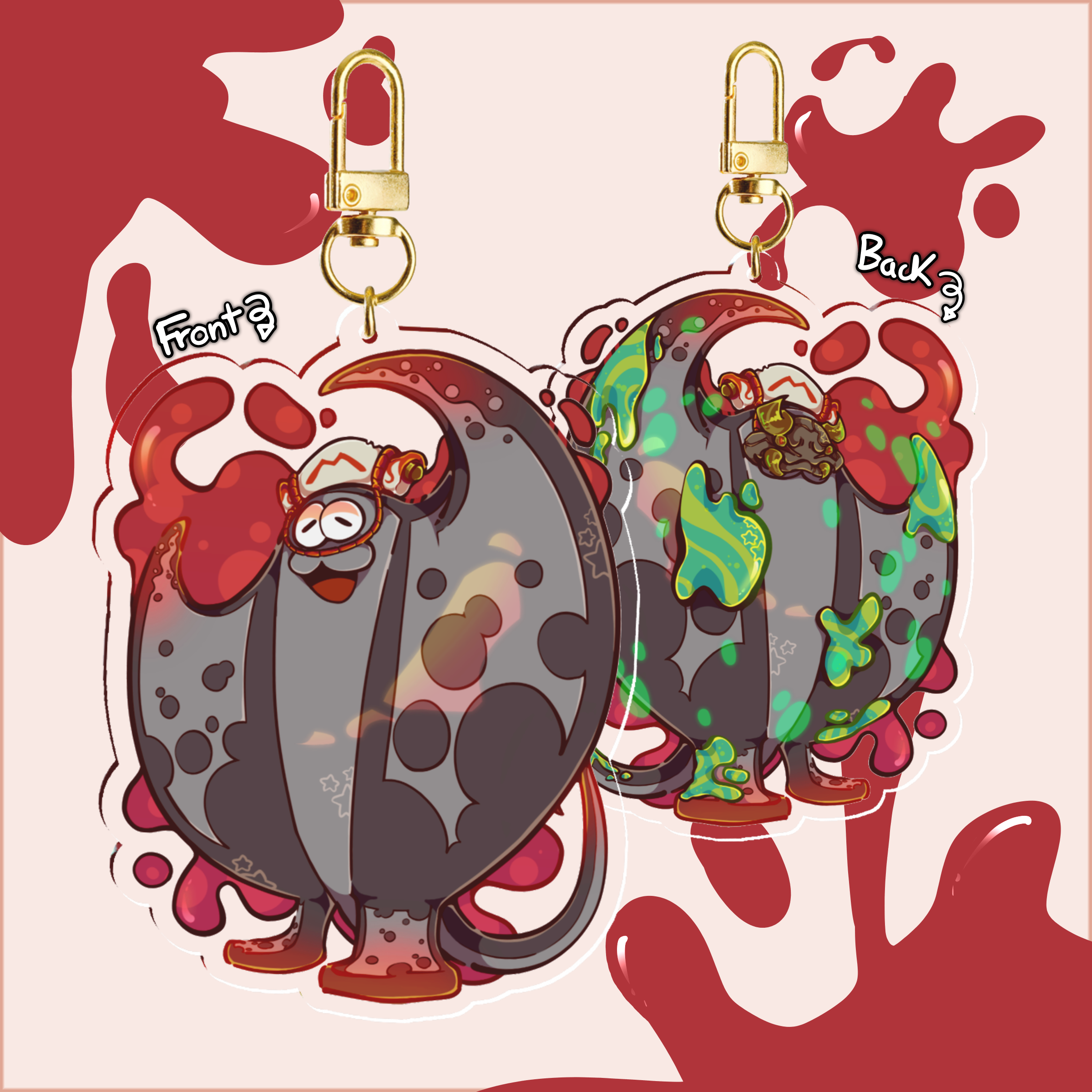 Big Man Splatoon Keychain