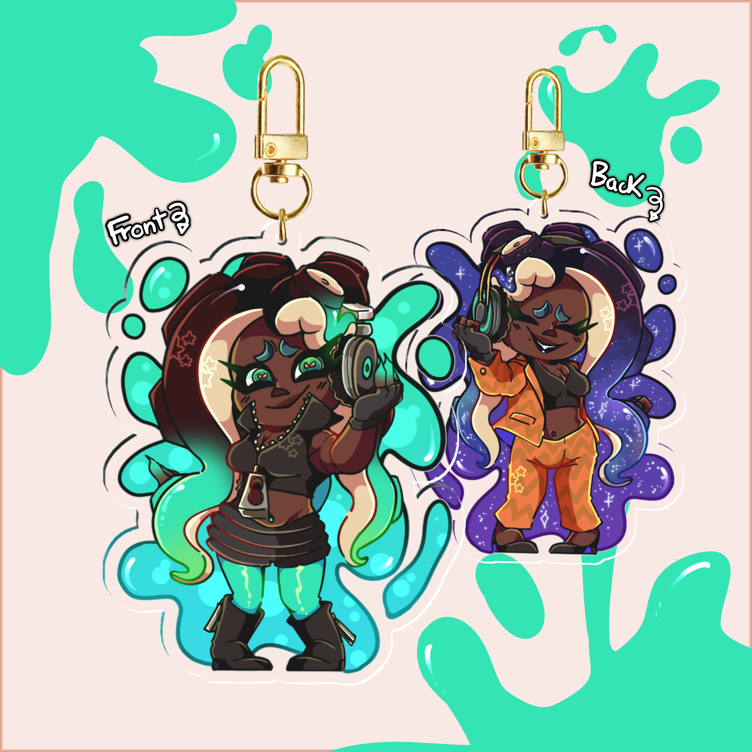 Marina Splatoon Keychain