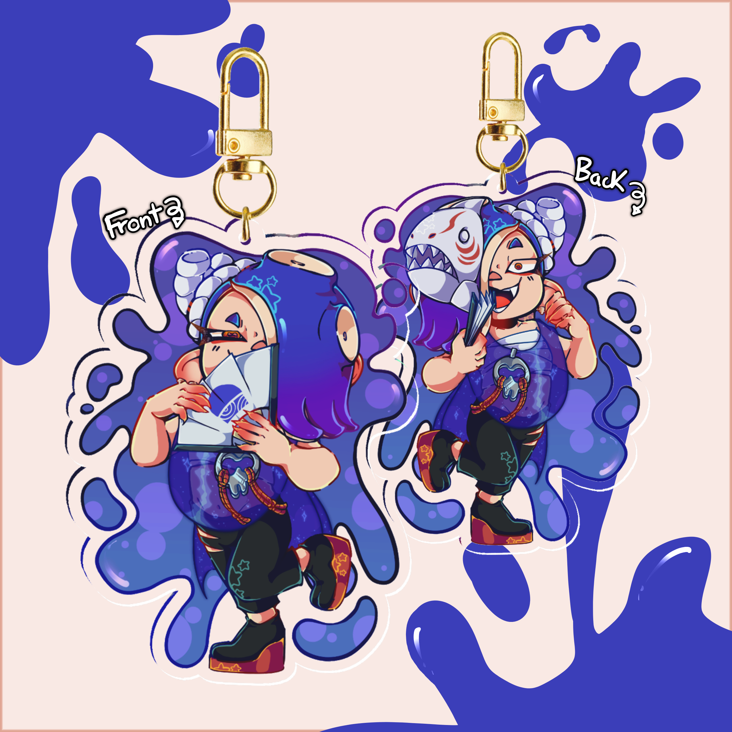 Shiver Splatoon Keychain