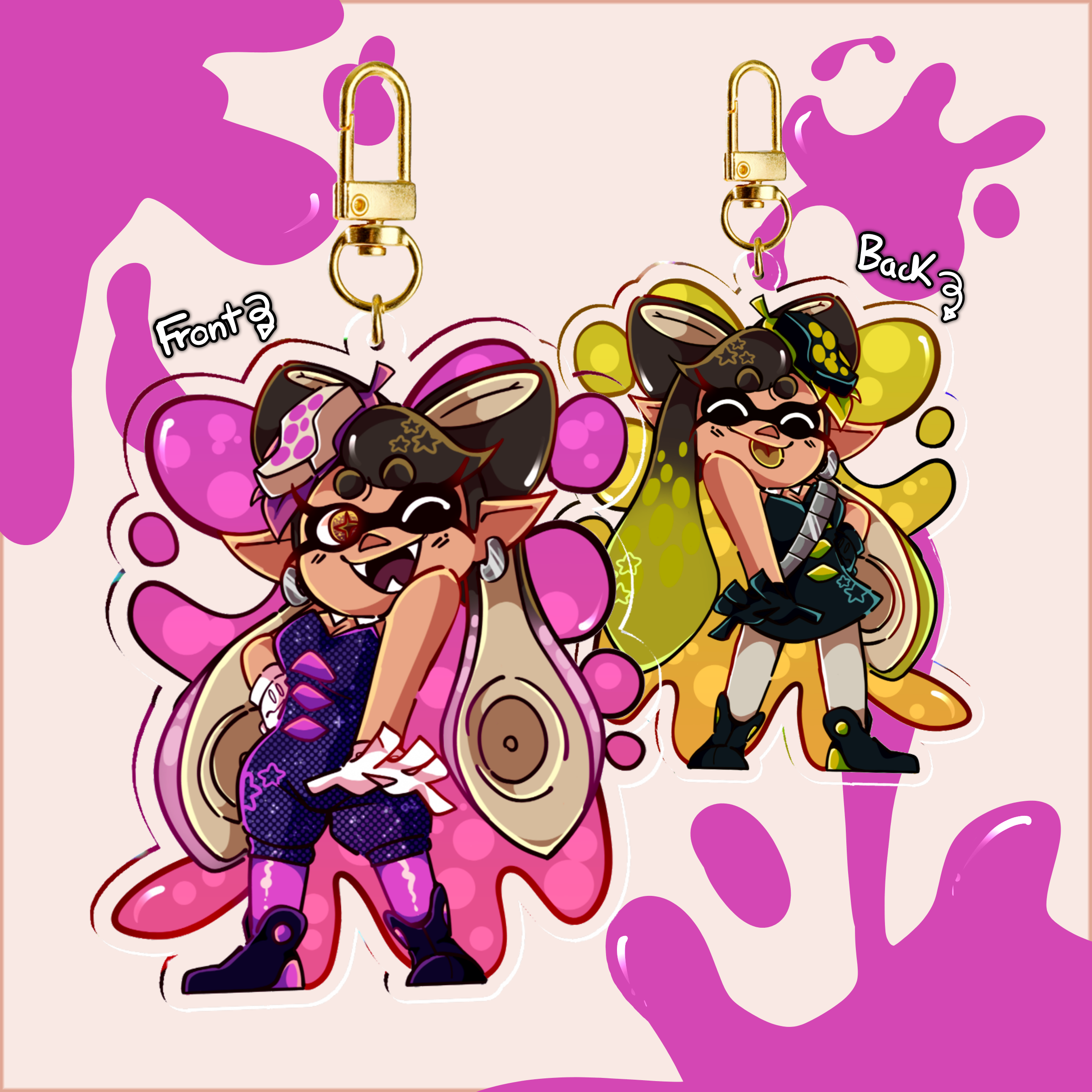Callie Splatoon Keychain
