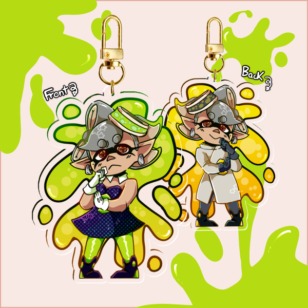 Marie Splatoon Keychain