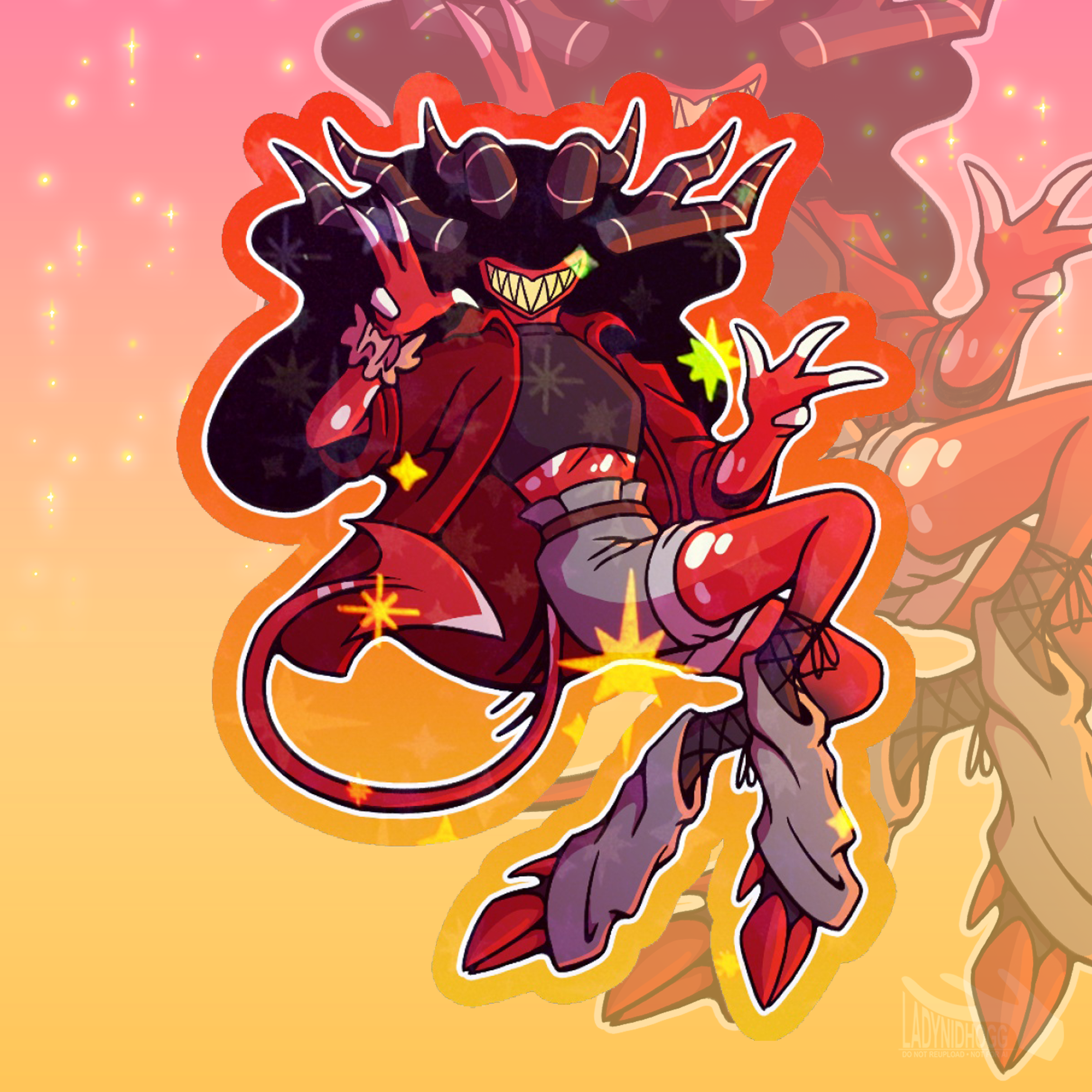 Wrath Ring || Die Cut Sticker