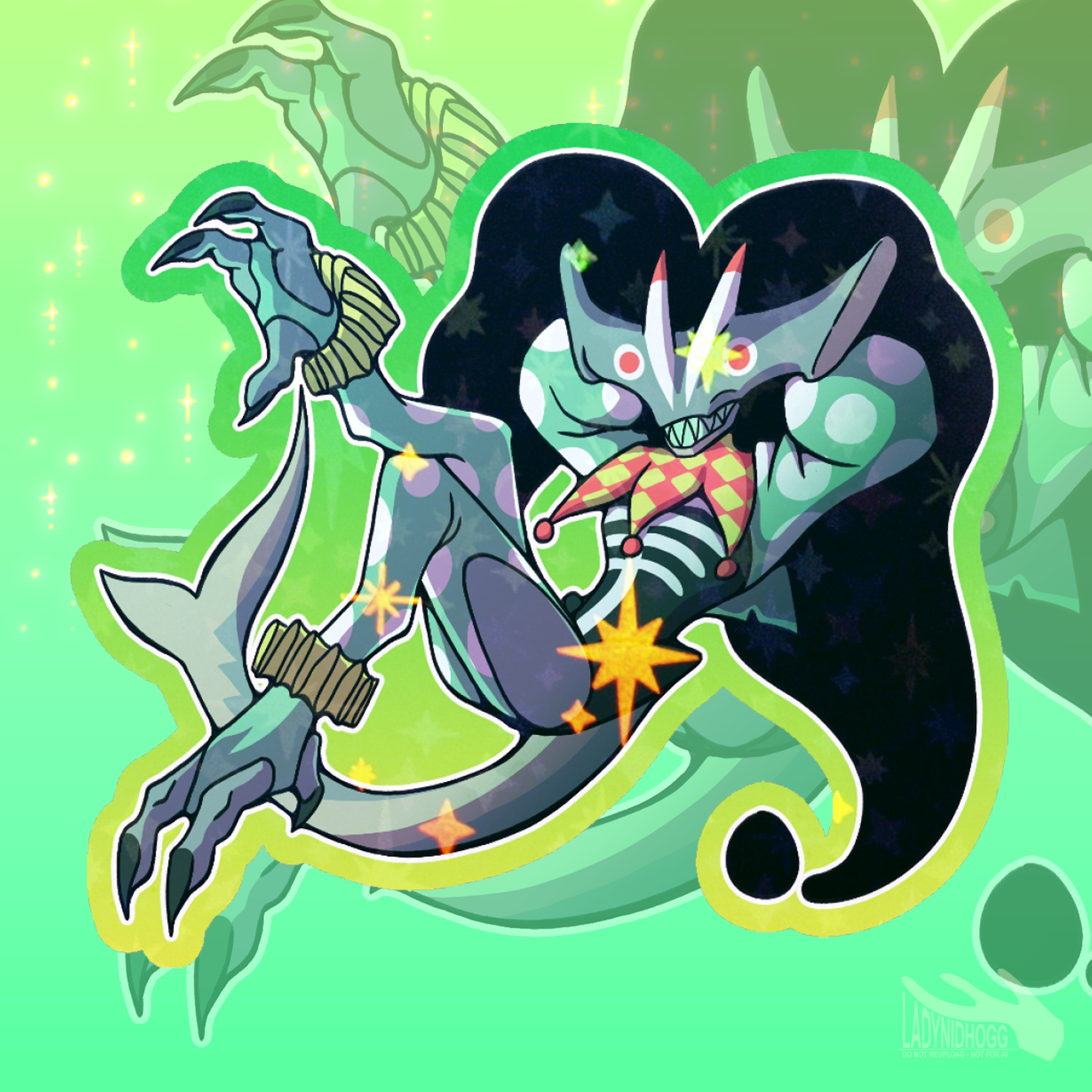 Greed Ring || Die Cut Sticker