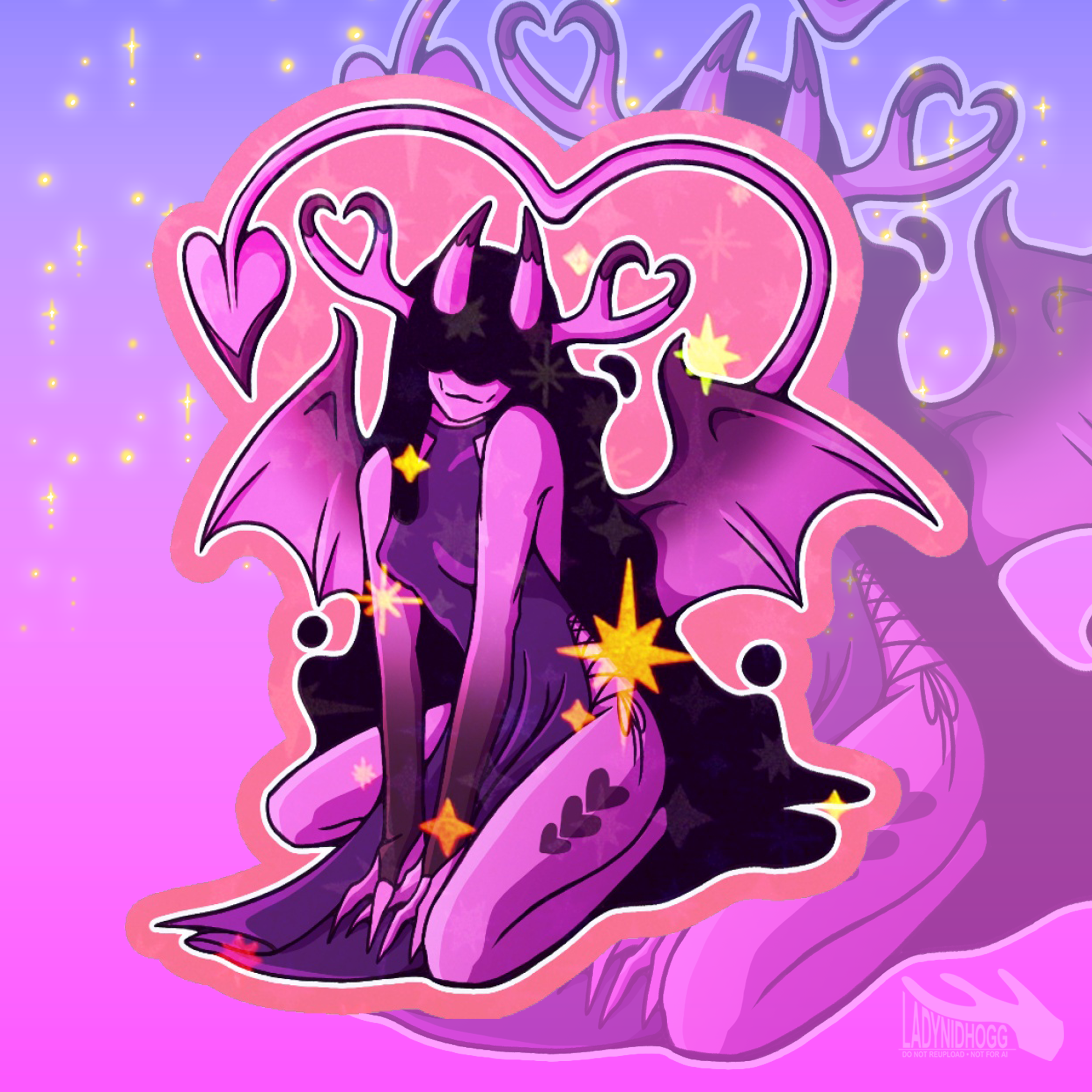 Lust Ring || Die Cut Sticker