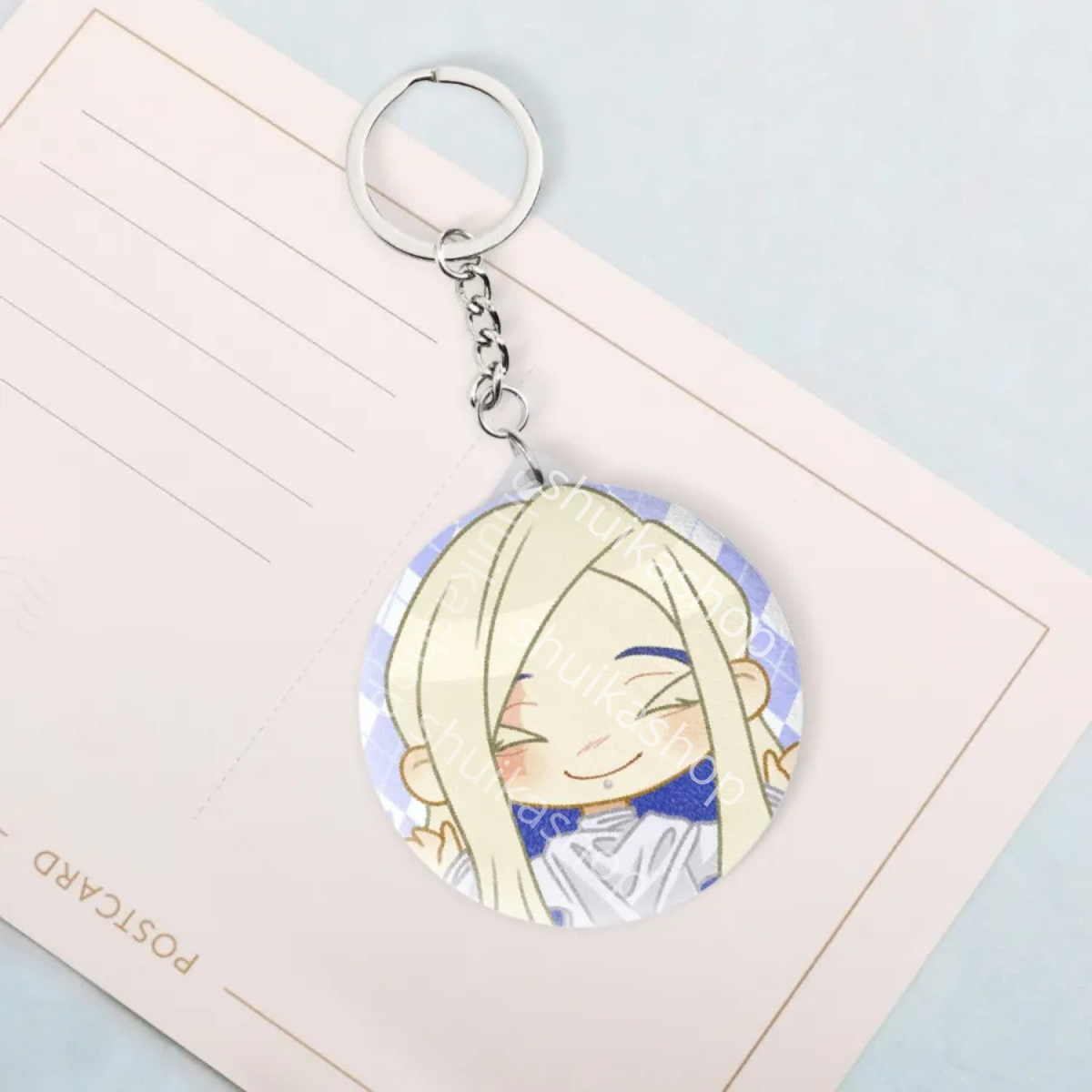 TAMSY CAINES GACHIAKUTA Plush Badge Mirror Keychain