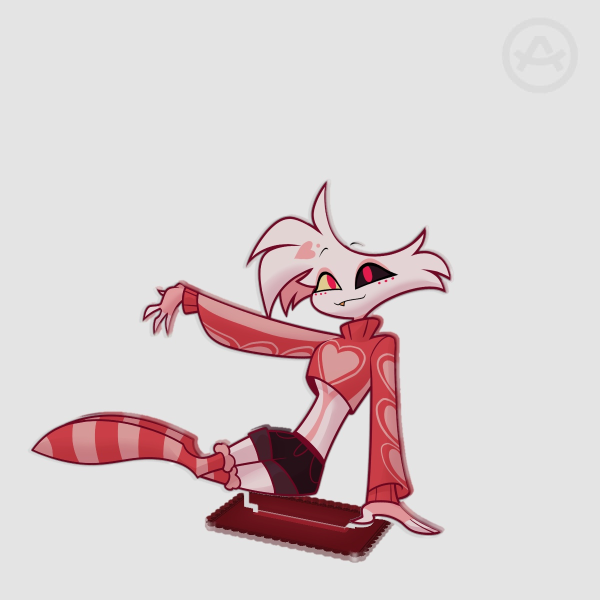 Heart Sweater Angel Dust Standee