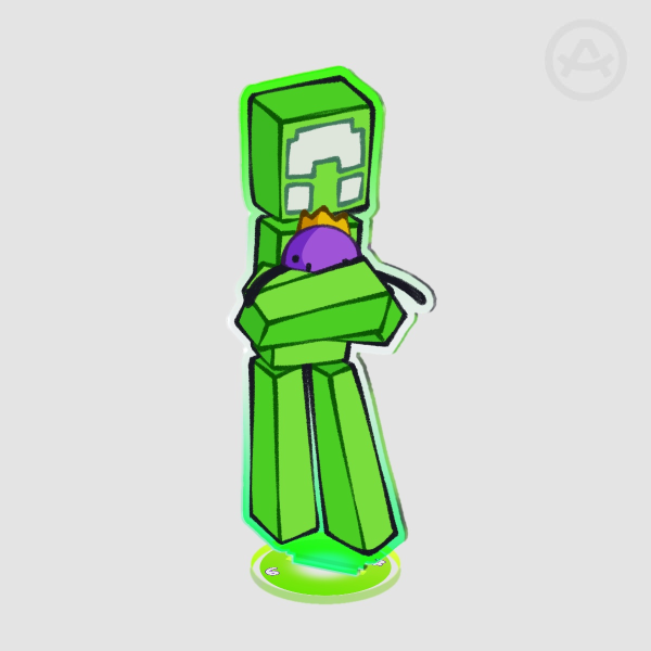 Boosfer Hugging Wemmbu Plush Acrylic Standee