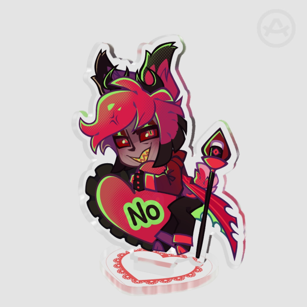 Alastor Valentine's Clear Acrylic Standee