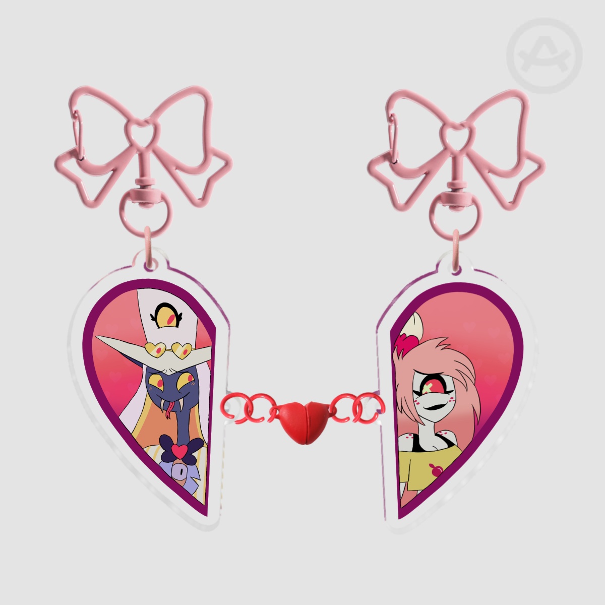 Cherripious Acrylic Magnet Keychains