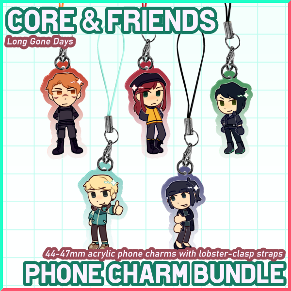 Core & Friends - Phone Charm Bundle [Long Gone Days]