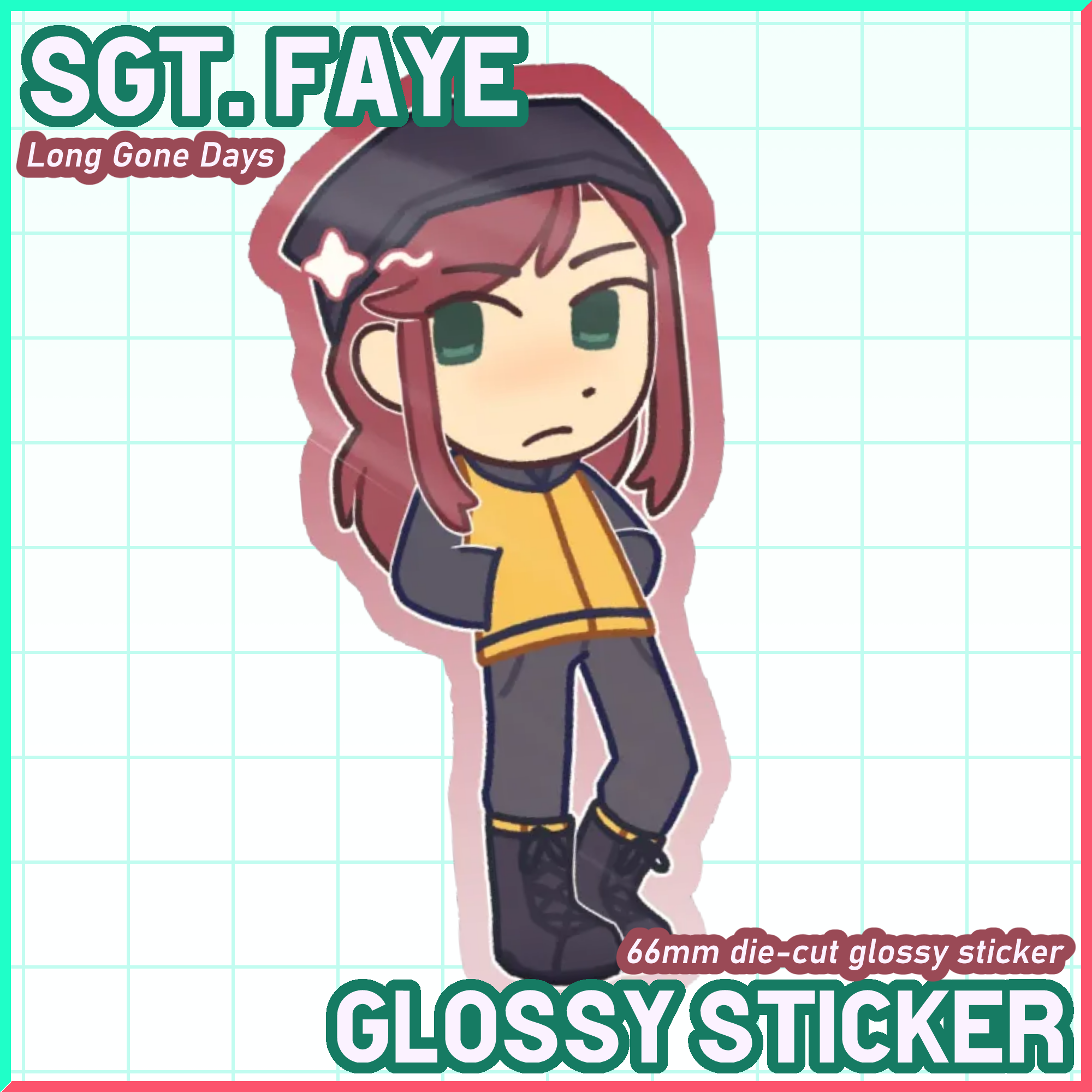 Faye - Glossy Sticker [Long Gone Days]