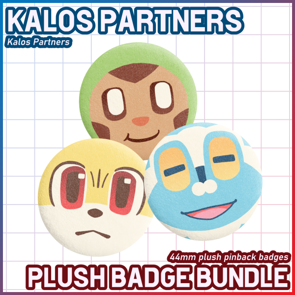 Kalos Partners - Plush Badge Bundle [PKMN]