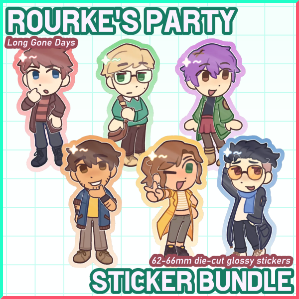 Rourke's Party - Sticker Bundle [Long Gone Days]
