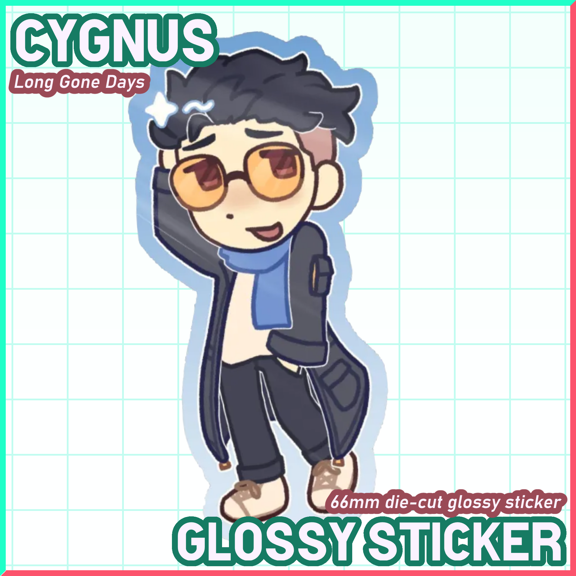 Cygnus - Glossy Sticker [Long Gone Days]