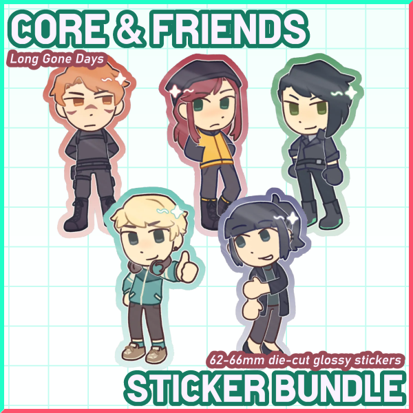 Core & Friends - Sticker Bundle [Long Gone Days]