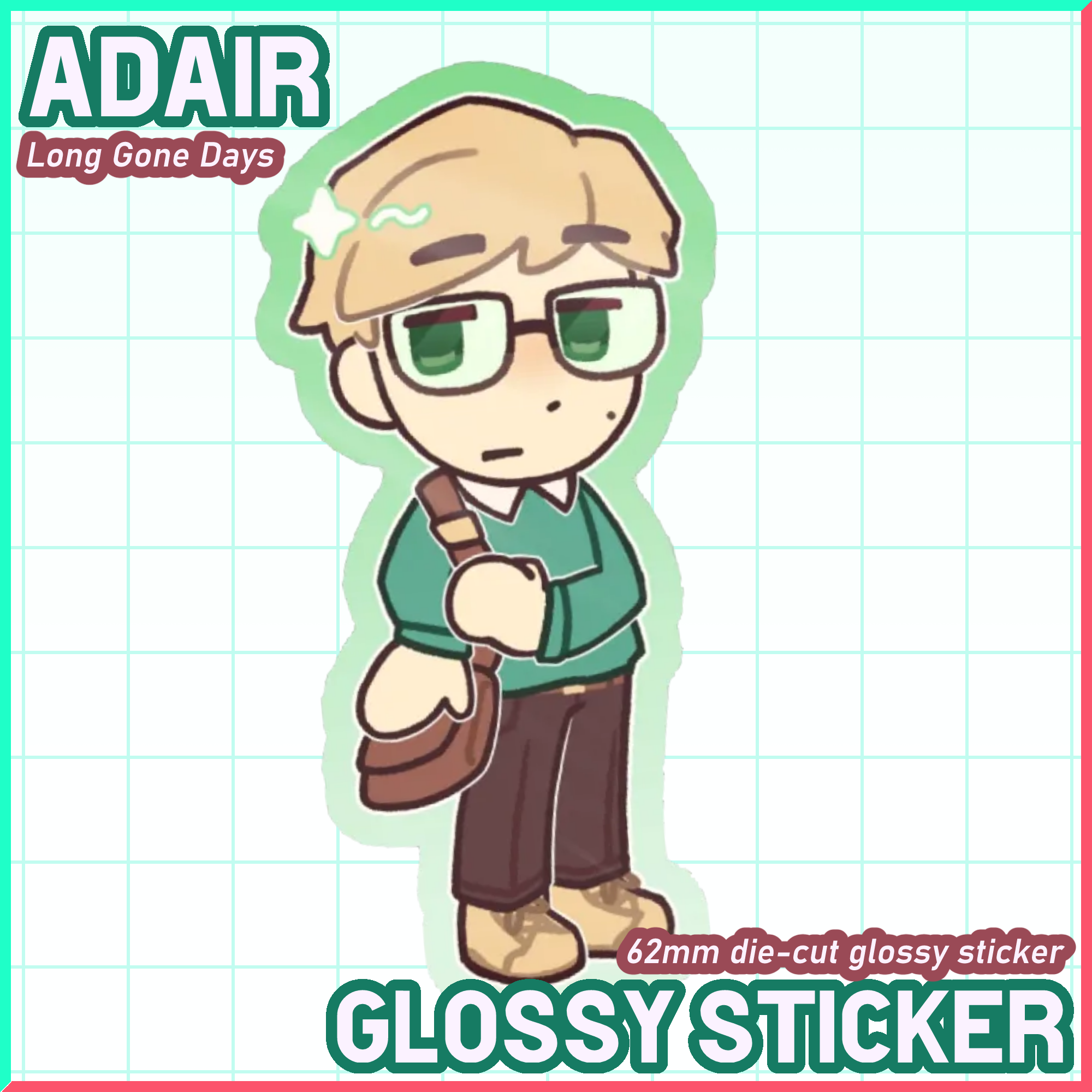 Adair - Glossy Sticker [Long Gone Days]