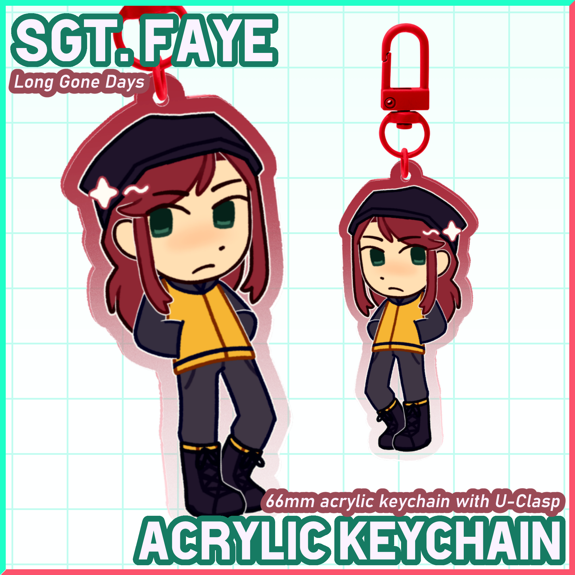 Faye - Acrylic Keychain [Long Gone Days]
