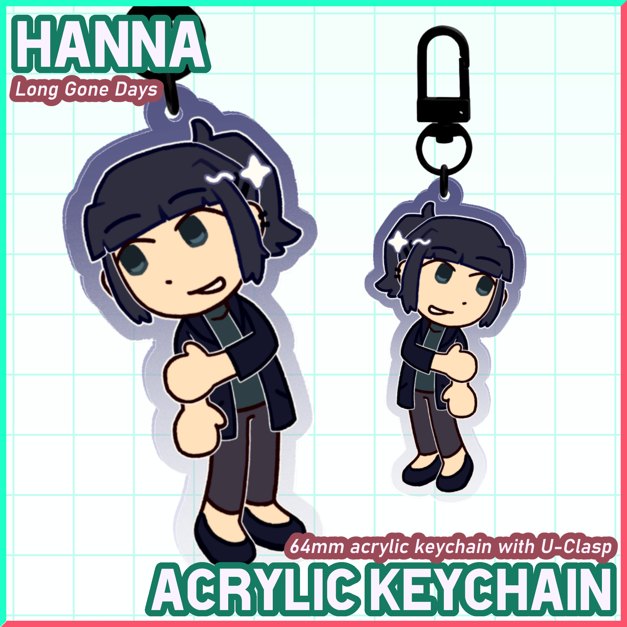 Hanna - Acrylic Keychain [Long Gone Days]