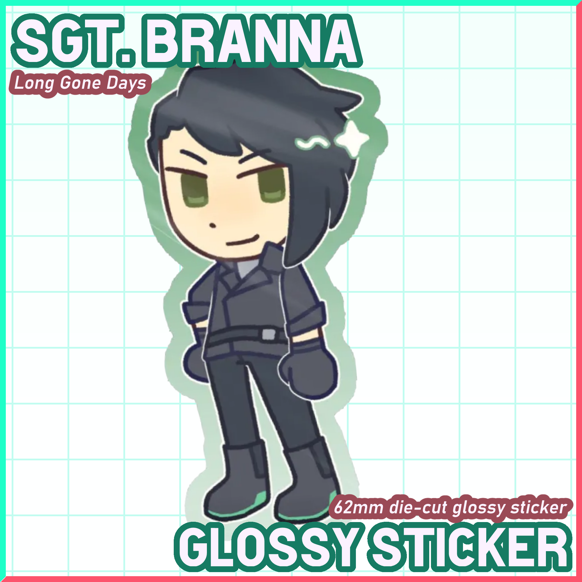 Branna - Glossy Sticker [Long Gone Days]