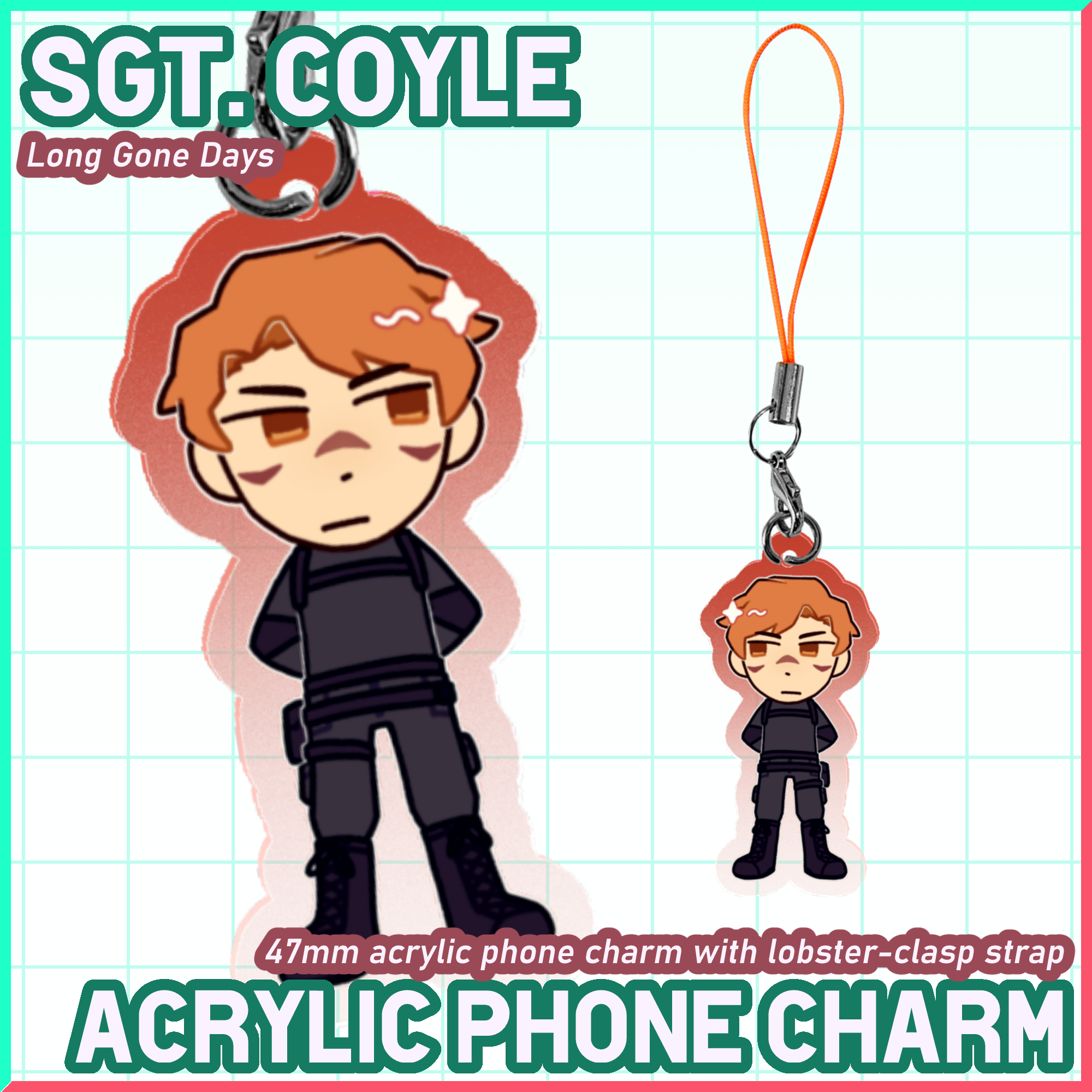 Coyle - Acrylic Phone Charm [Long Gone Days]