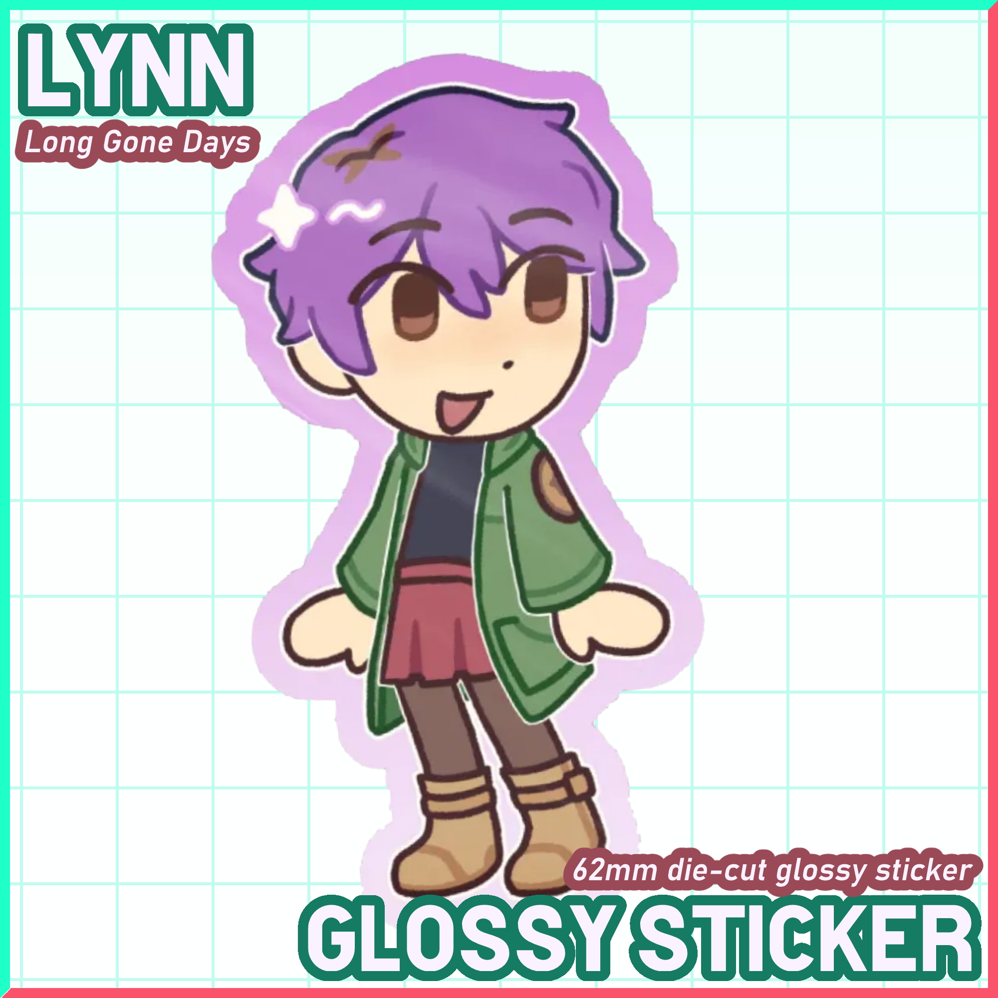 Lynn - Glossy Sticker [Long Gone Days]