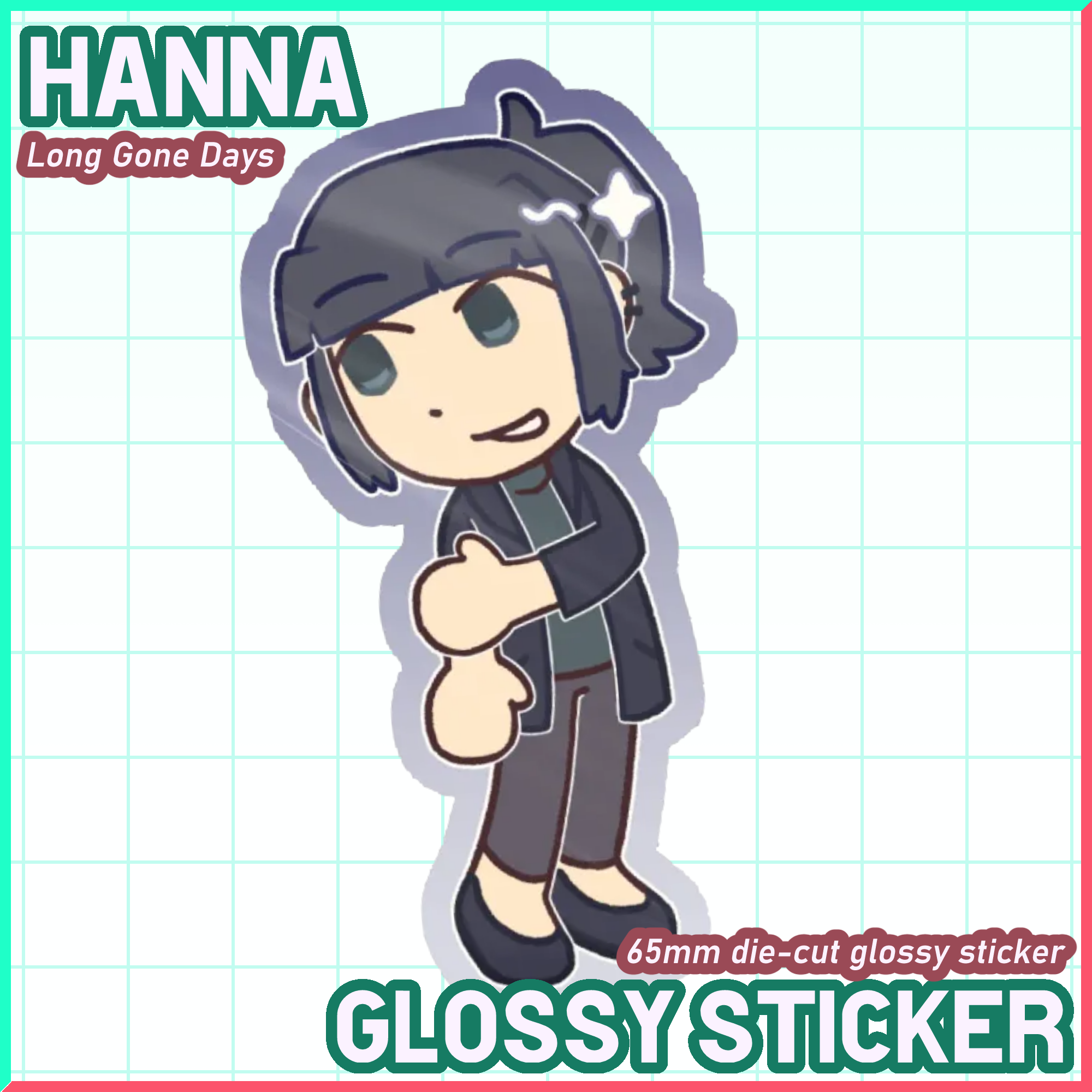 Hanna - Glossy Sticker [Long Gone Days]