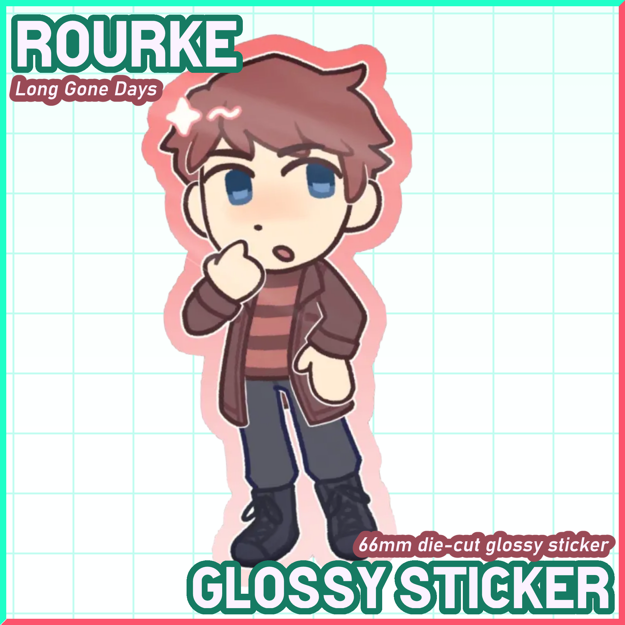 Rourke - Glossy Sticker [Long Gone Days]