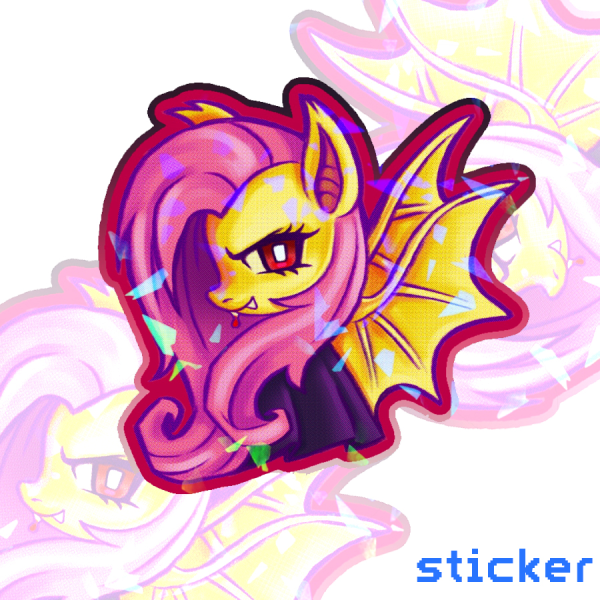 MLP Flutterbat Sticker