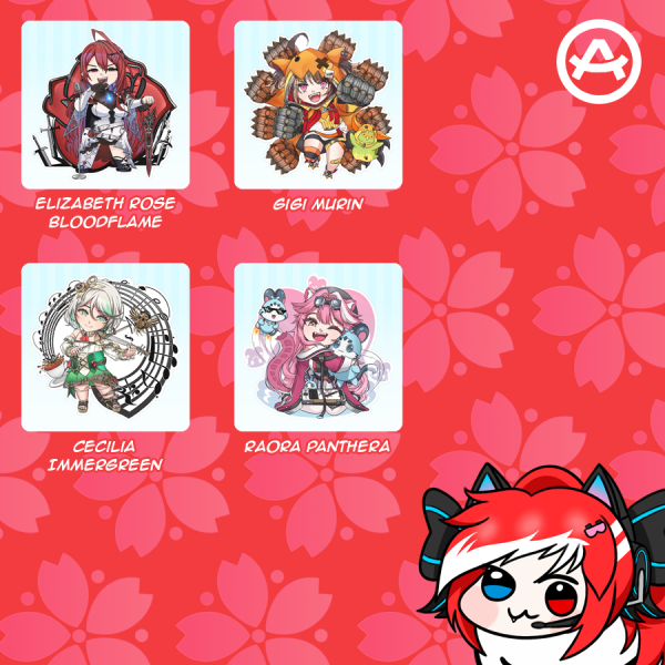 Hololive EN - Holojustice Sticker Pack