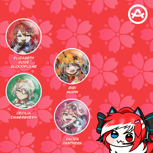 Hololive EN - Holojustice Badge Pack