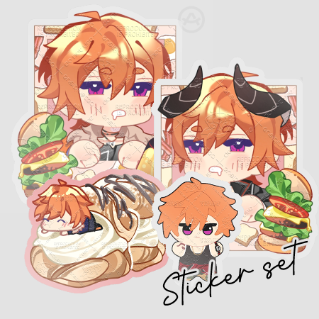 Beelzebub Clear Stickers