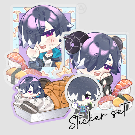 Belphegor Clear Stickers