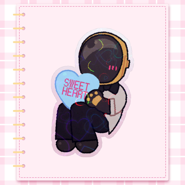 GM08 Heart Sticker